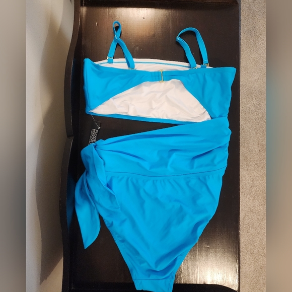 FTF (Fashion to Figure) Blue Cutout One Piece Size 3X - Picture 4 of 14